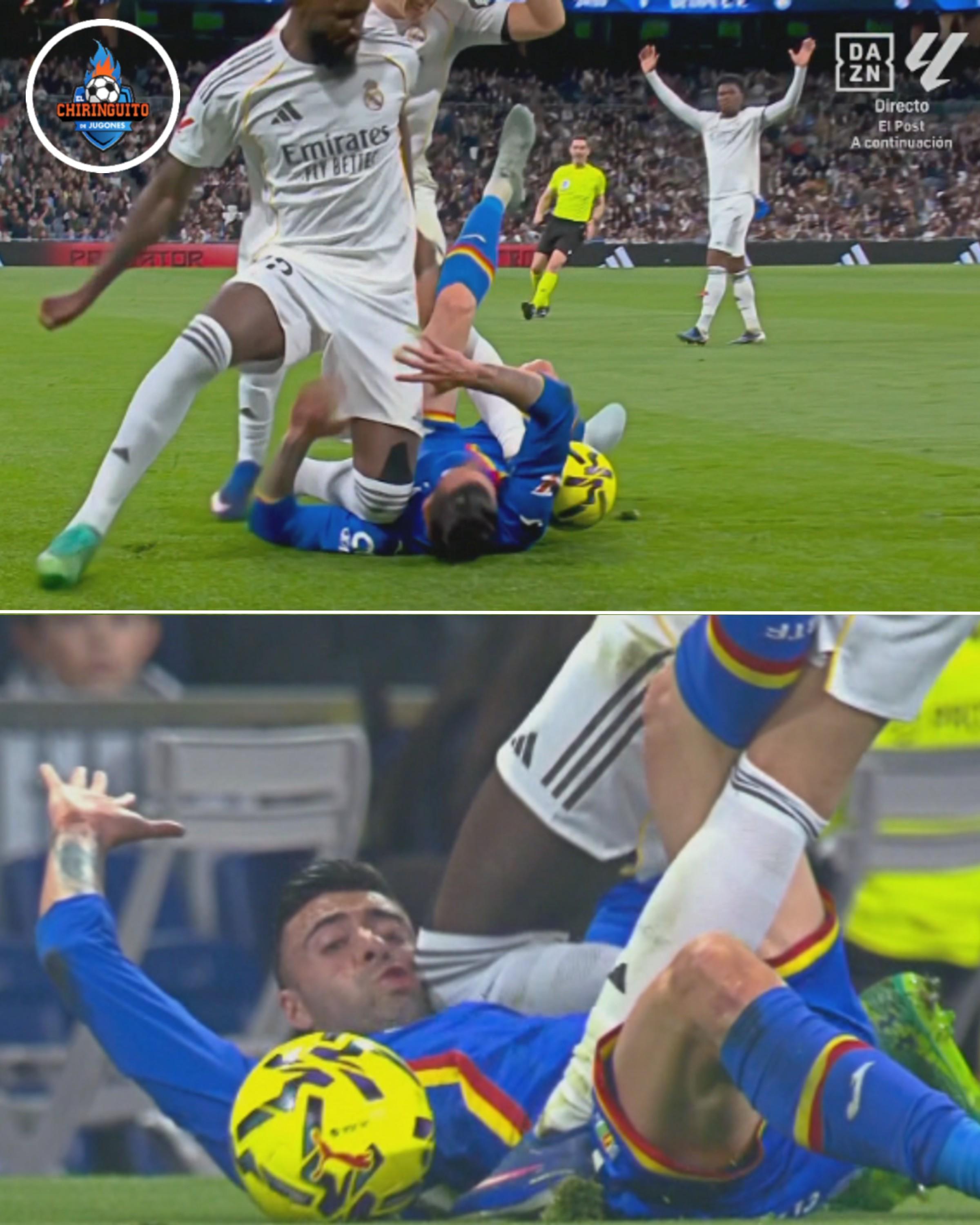 赫塔费中场米利亚：吕迪格的动作是足以被禁赛多场的暴力行为